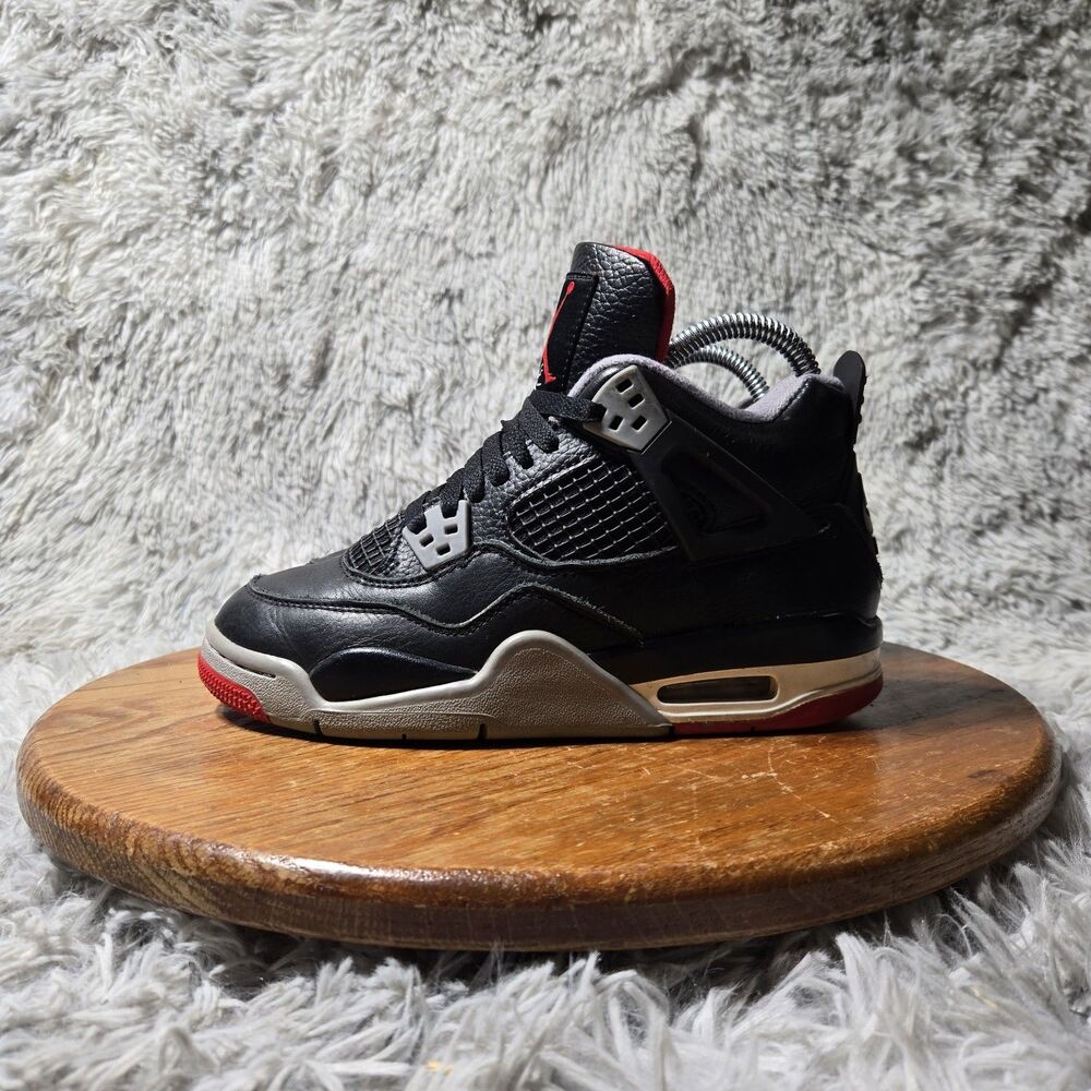 Nike Air Jordan 4 Retro ‘Bred Reimagined’ (GS) Youth/Kids Sz 4Y Shoes FQ8213-006